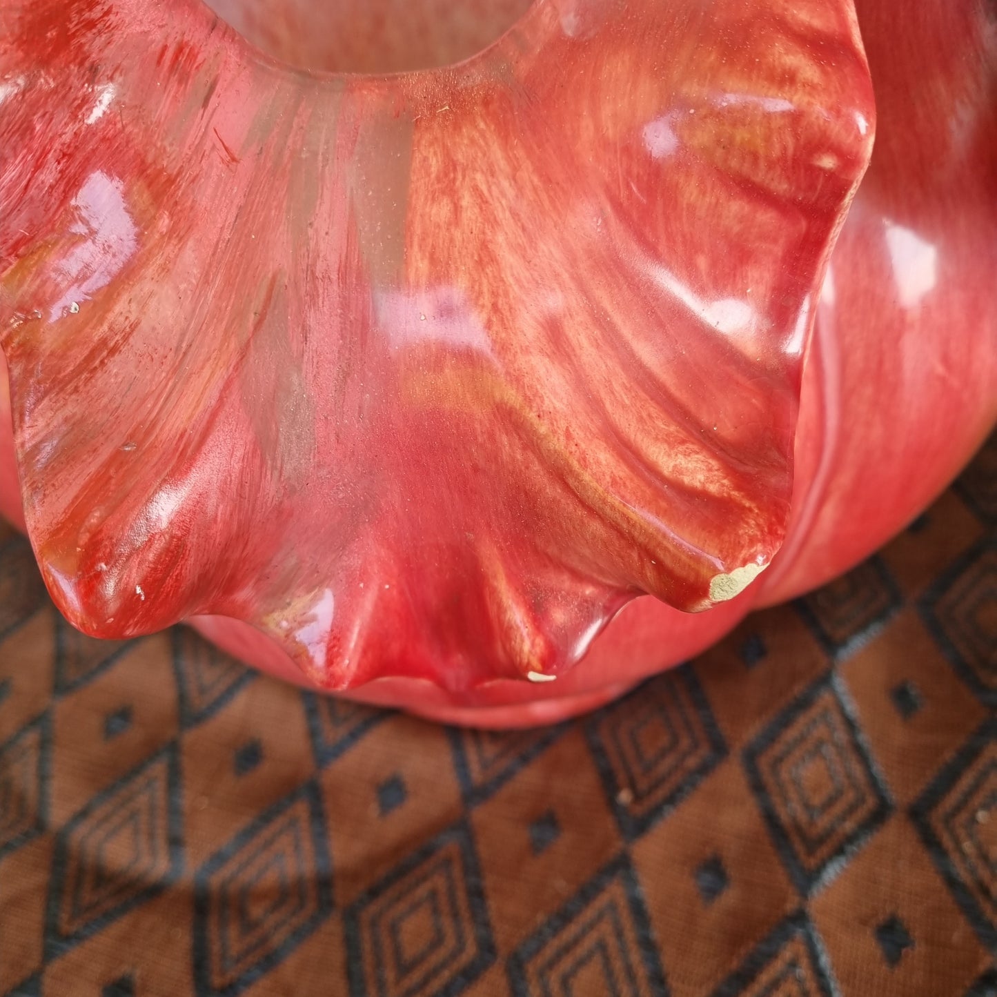 Macetero o gran jarrón, Jerome Massier "Bulbo rosa"