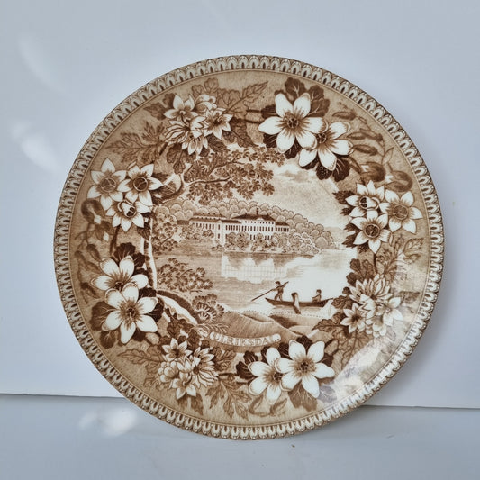 Cuencos Gustavsberg Castillos Reales marron