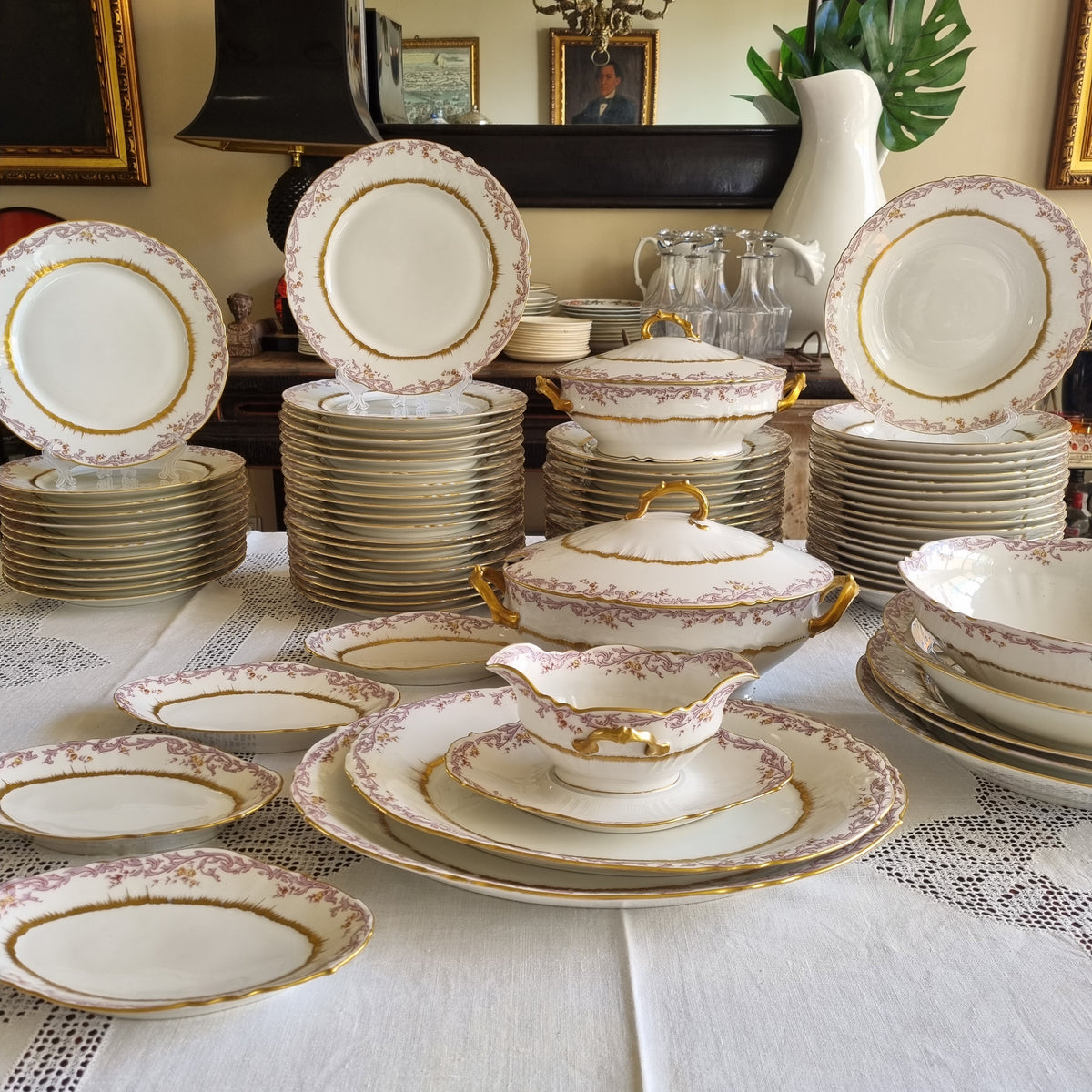 Gran vajilla porcelana de Limoges para HC Paris 2