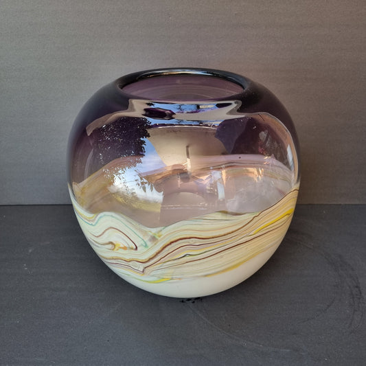 Jarron esferico cristal Murano