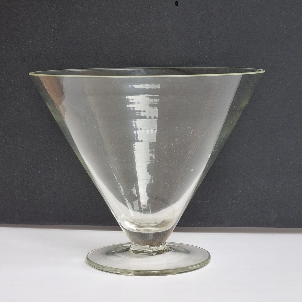 Jarron frutero centro de mesa cristal