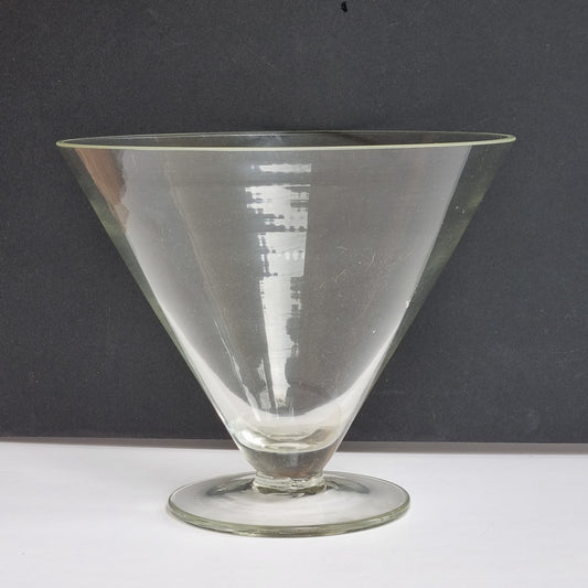Jarron frutero centro de mesa cristal