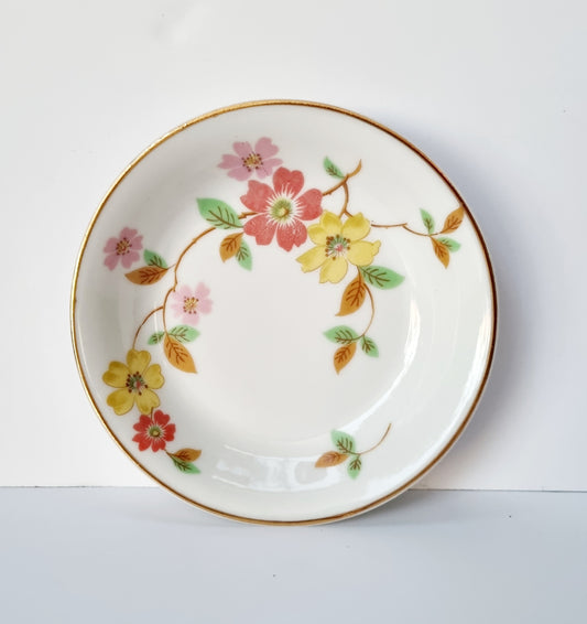 Set de platos de pan Raynaud con flores