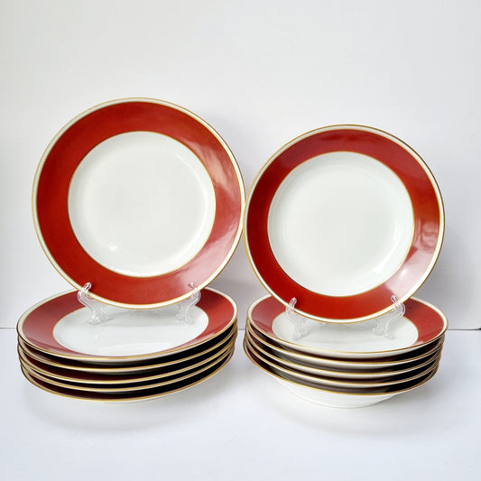 Vajilla Royal Copenhagen Bing and Grondahl Rojo Sang de Boeuf