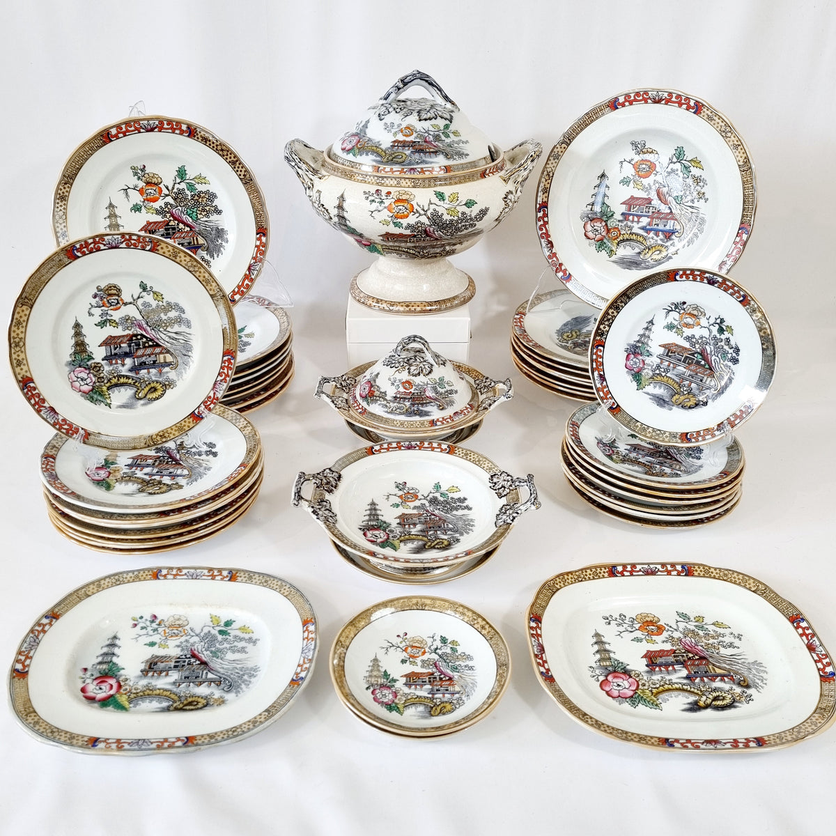 Vajilla completa Rorstrand Japan oriental para 8 completa