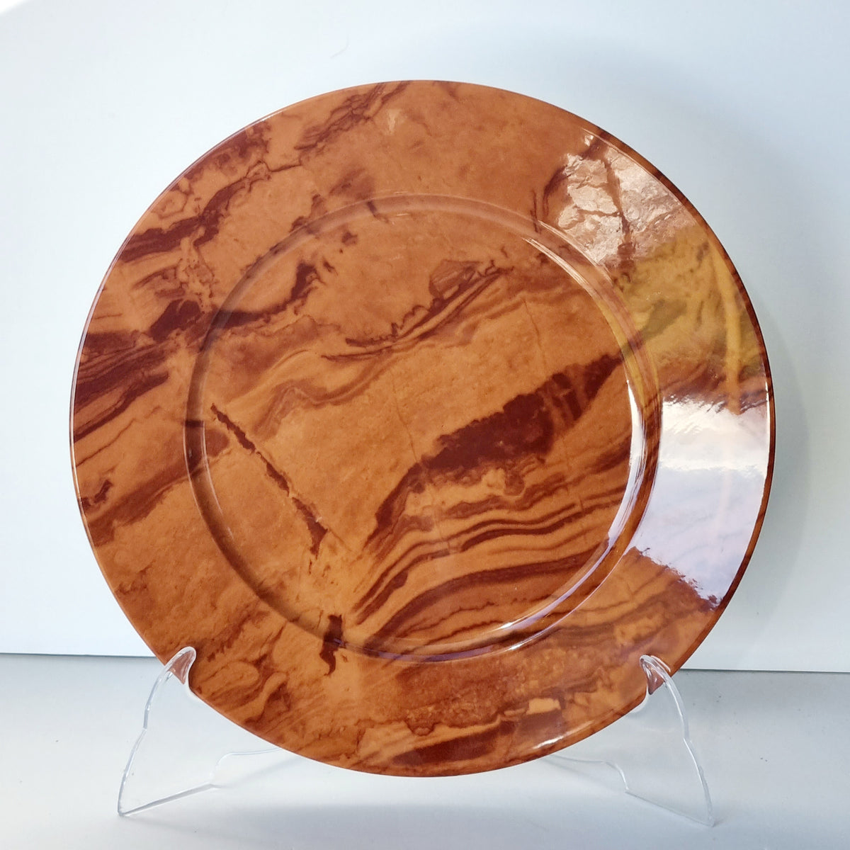 bajoplatos porcelana limoges imitación madera