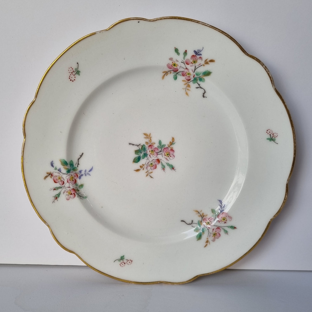 juego de postre porcelana francesa vintage floral