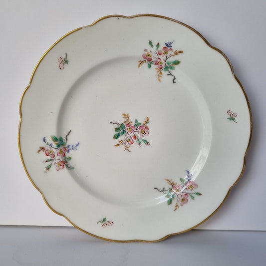 juego de postre porcelana francesa vintage floral