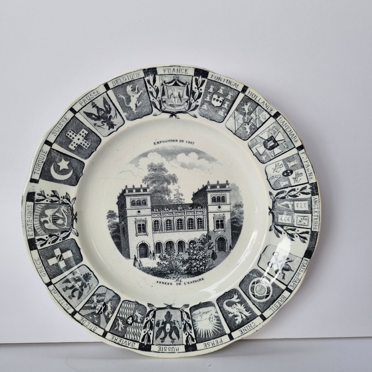 platos parlantes creil et montereau pabellones exposición 1897
