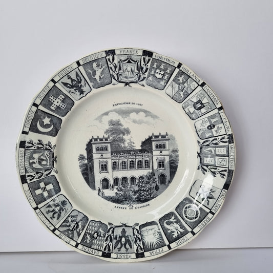 platos parlantes creil et montereau pabellones exposición 1897