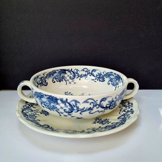 tazas soperas Villeroy Boch Valeria azul